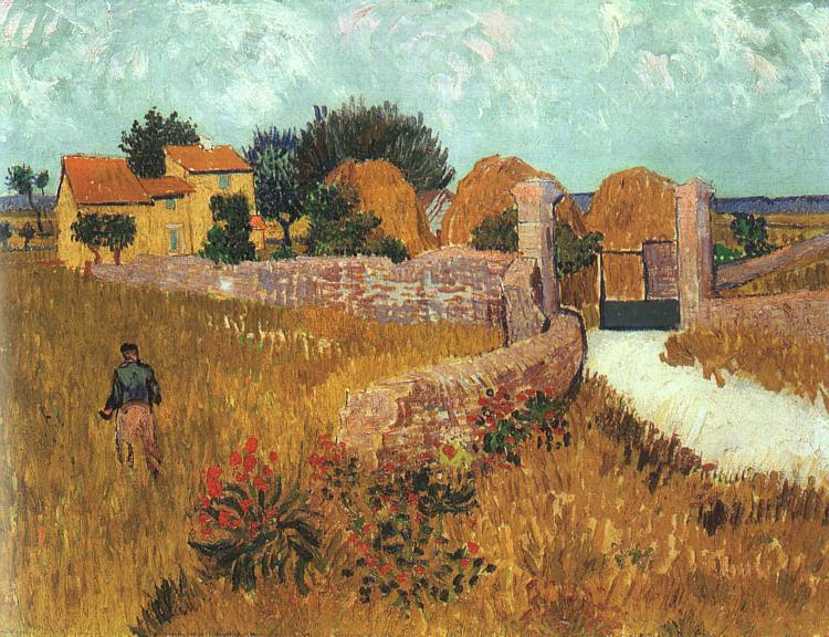 Vincent Van Gogh Farmhouse in Provence oil painting picture